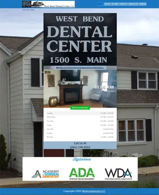 West Bend Dental Center website