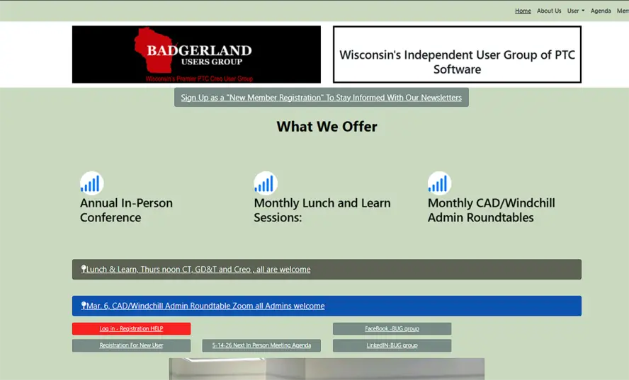 BadgerUG website